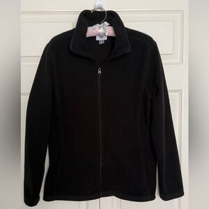 Old Navy Black Full-Zip Fleece Jacket-Size L